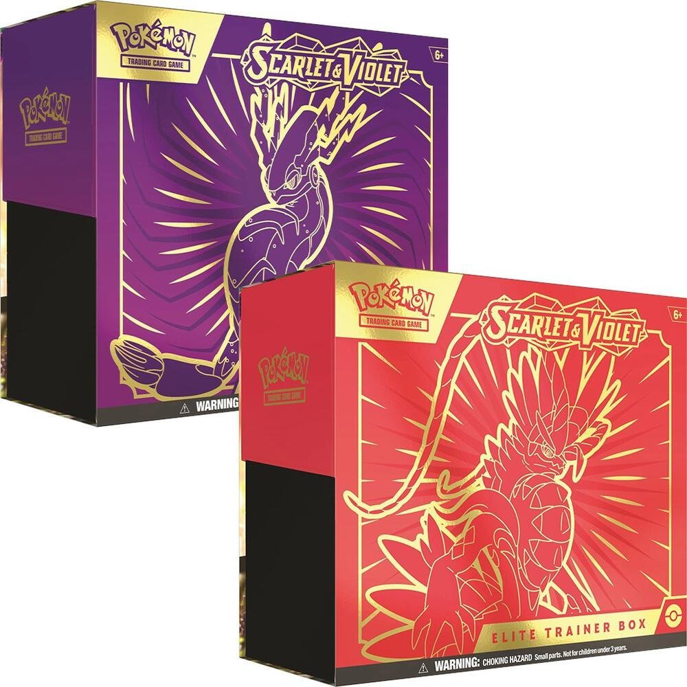 Scarlet &amp; Violet Trainer Boxes