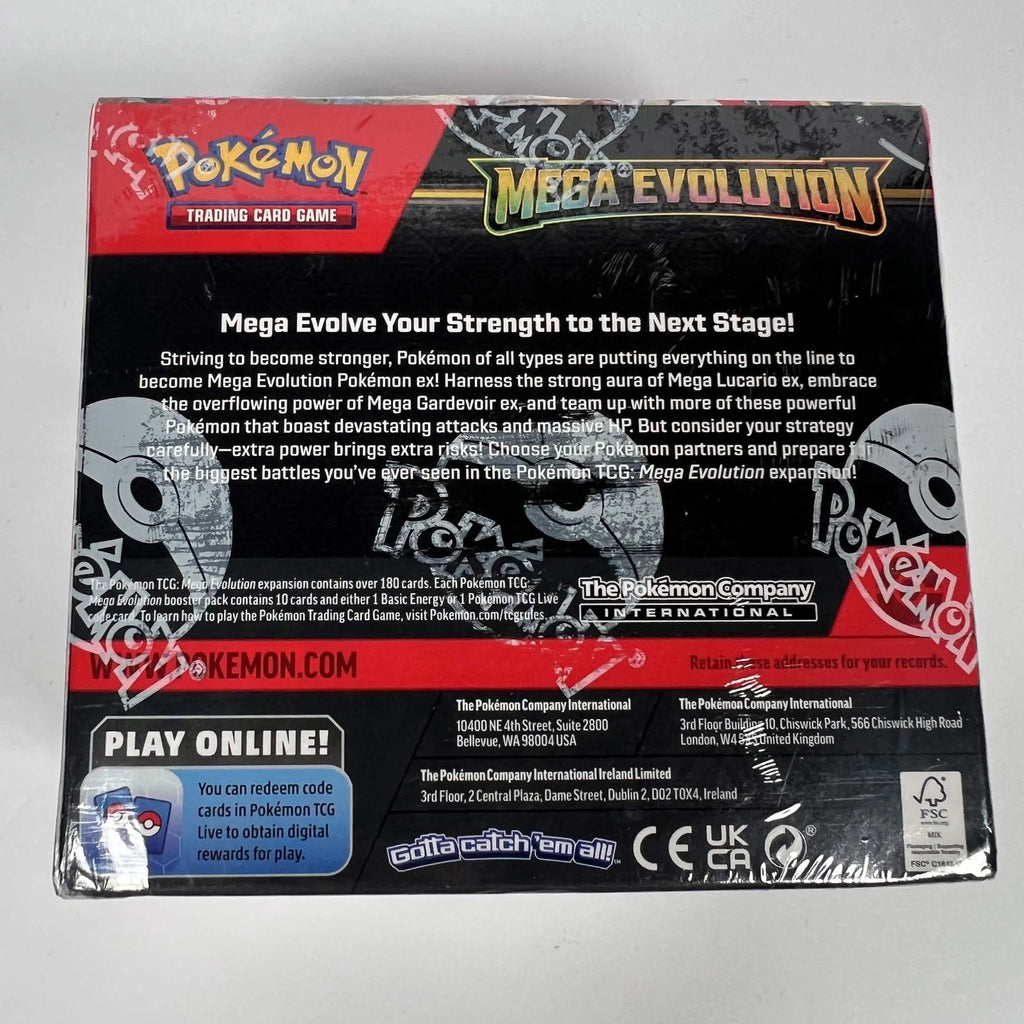 Pokemon TCG Mega Evolution ENHANCED BOOSTER BOX Factory Sealed 36 Packs + Promo